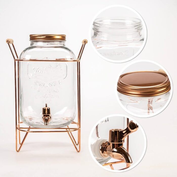 Диспенсер для напоїв з краном 5 л SUPERBUTELKI.PL