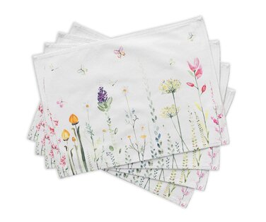 Бавовняні підставки для тарілок 4 шт 33 х 48 см Maison d' Hermine