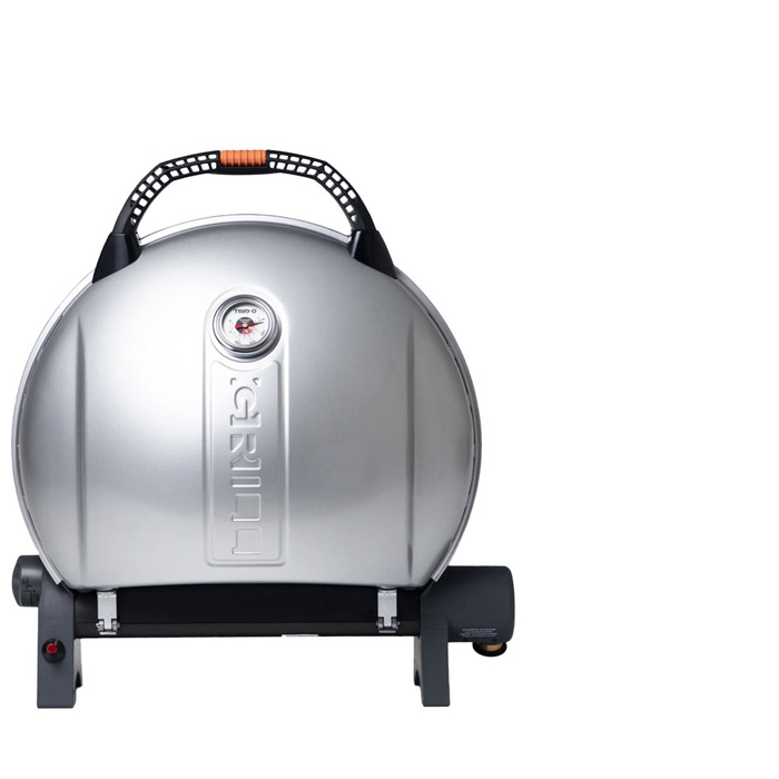 Портативный переносной газовый гриль O-GRILL 900, серебро Код: 013344