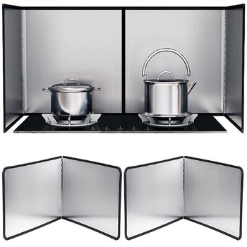 Складаний бризкозахисний екран для варильних поверхонь 2 шт TiciKim