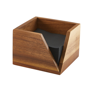 Диспенсер для салфеток 14*14*h 10 см, Acacia Wood, Genware