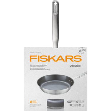 Сковорода Fiskars All Steel матовая 26 см (1064744)