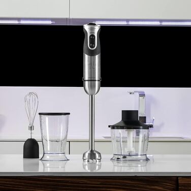 Ручний блендер 1000 Вт Titan 1000 Pro Pie XL з аксесуарами, набір 5 предметів Cecotec