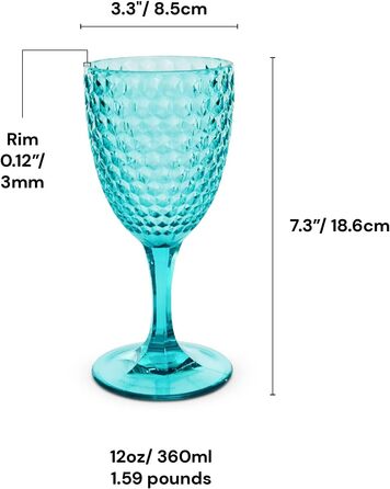 Набор бокалов для вина 4 шт 340 мл BELLAFORTE