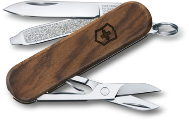 Нож швейцарский 6 функций, 58 мм, Victorinox Classic SD Wood