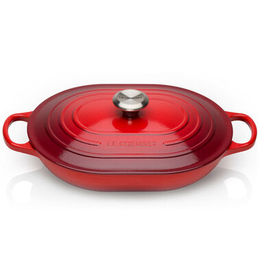 Жаровня овальна 31 см Oblong Cerise Le Creuset