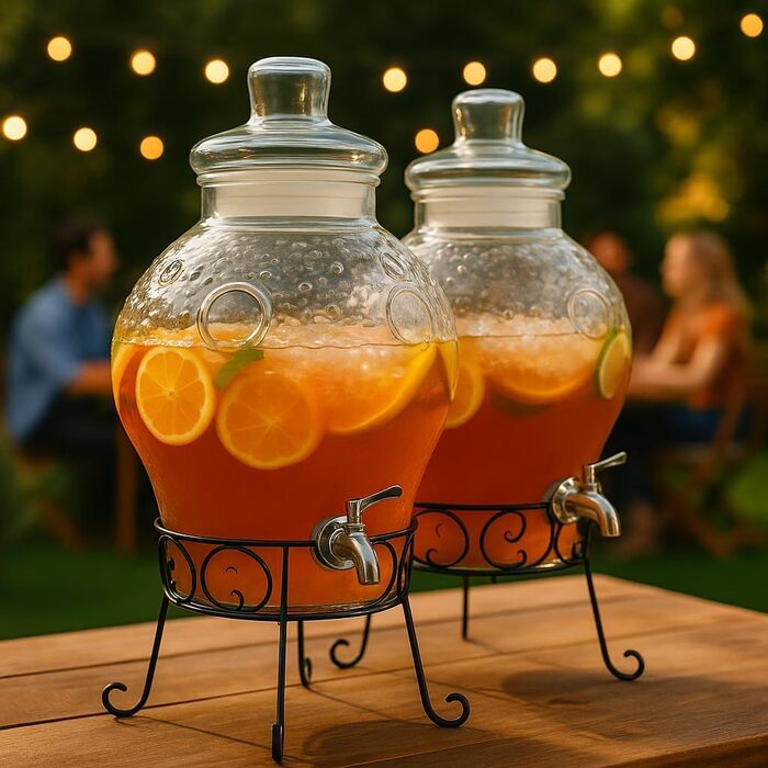 Диспенсер для напоїв на 10 л зі сталевим краном Monster24