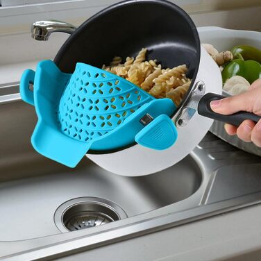 Силіконовий друшляк із застібкою для каструль Fulenyi