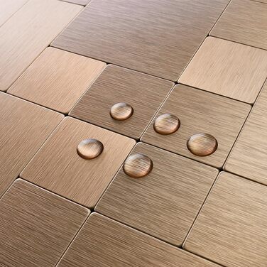 Мідний плитковий фартух для кухні 30,5 х 30,5 см DICOFUN