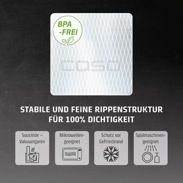 Вакуумные пакеты 50 пакетов 20 x 30 см Caso