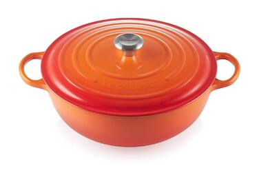 Чавунна каструля Le Creuset Signature, 32 см, 4,1 л (колір Ofenrot)
