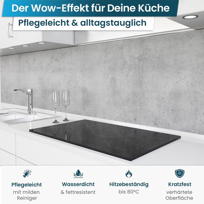 Самоклеящийся кухонный фартук брызгозащитный экран 280 х 60 см danario