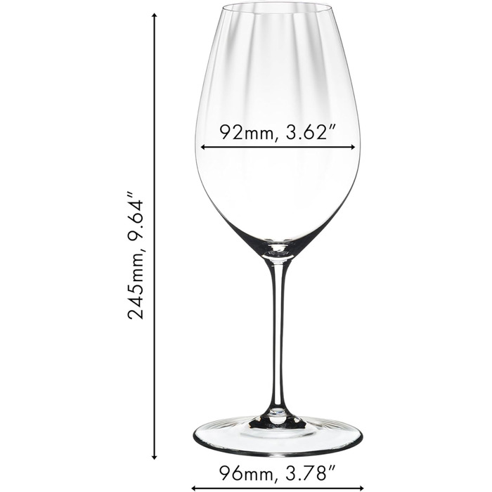 Набор из 2 бокалов для белого вина Рислинг 623 мл, Performance Riedel