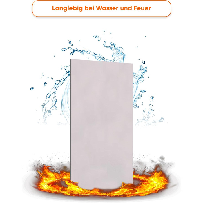 Стінові панелі IZODEKOR під мармур 60x120 см Панель для кухонного фартуха ПВХ-облицювання стін для кухні, ванної кімнати Бризкозахисний екран для кухні Водонепроникний та термостійкий (4 панелі, колір лебединий білий)