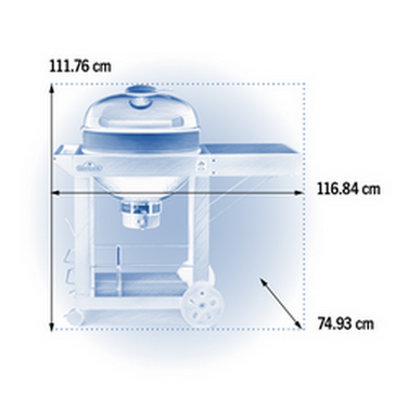 Напольный гриль 57 см Napoleon PRO Kettle CART, PRO22K-CART-3 Код: 012118