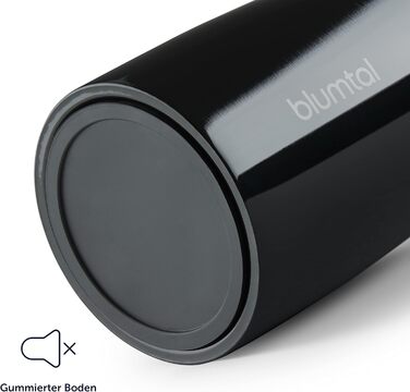 Термокружка Blumtal - Дорожня кружка з нержавіючої сталі - Герметична ізольована кружка для гарячих/холодних напоїв - Кружка з отвором на 360 - Термокружка із застібкою швидкого закриття - Кавова кружка - Рожева (380 мл, 07 - Чорна)