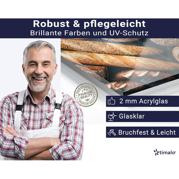 Кухонный фартук со стеклянным видом 280 х 58 см timalo