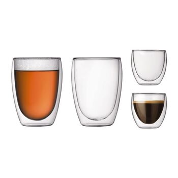 Набір склянок з подвійними стінками, 4 предмета, Bodum