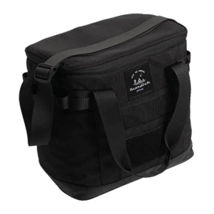 Дорожня сумка, сумка-реклама, зручна, багатофункціональна, термосумка для гарячої та холодної їжі, ідеально підходить для каякінгу, пікніків, офісних поїздок, кемпінгу, чорна