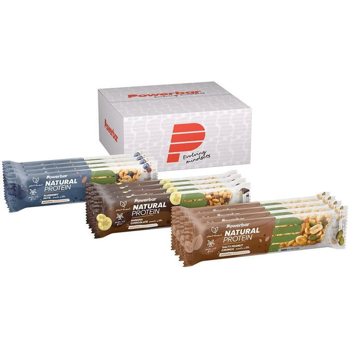 Натуральний протеїновий батончик - - - веганський протеїновий батончик - без пальмової олії - натуральні інгредієнти (Мультисмак, 12 x 40 г)