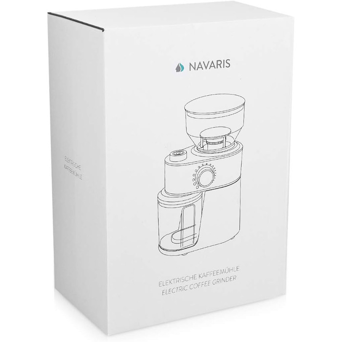 Електрична кавомолка 200 Вт чорна Navaris