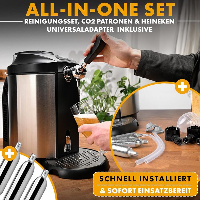 Диспенсер для пива 5 л Clatronic