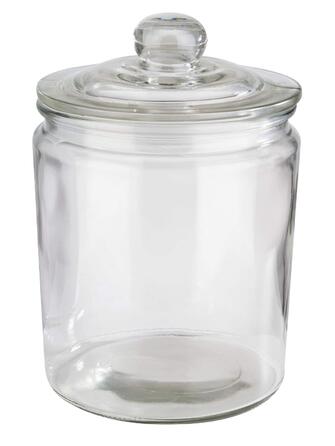 Банка для зберігання Classic Високоякісна скляна тара для зберігання місткістю 2,0 літра Ваш товар залишається свіжим завдяки скляній кришці з прокладкою 2,0 літра без маркування, 82251
