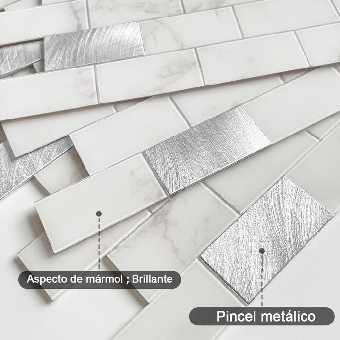 Наклейка на плитку для кухонного фартука 5 шт BeNice