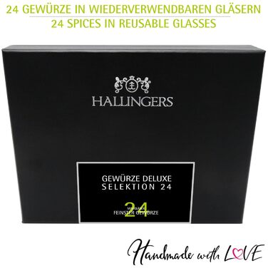 Подарунковий набір із 24 спецій Deluxe Selection 24 Hallingers