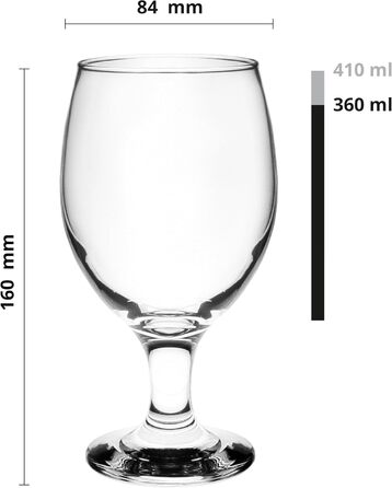 Набір склянок для пива 6 х 360 мл Glasmark KROSNO 1992