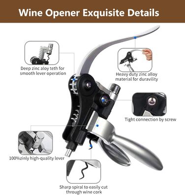 Набір для вина сомельє 8 предметів Qdreclod