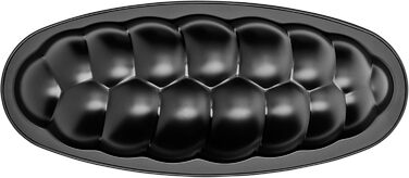 Форма для плетеной пасхальной выпечки 38 см, черная Kaiser