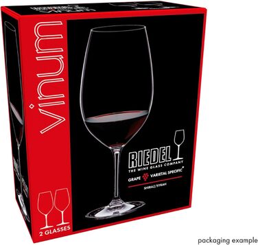 Набір фужерів Shiraz / Syrah 650 мл, 2 шт, кришталь, Vinum, Riedel