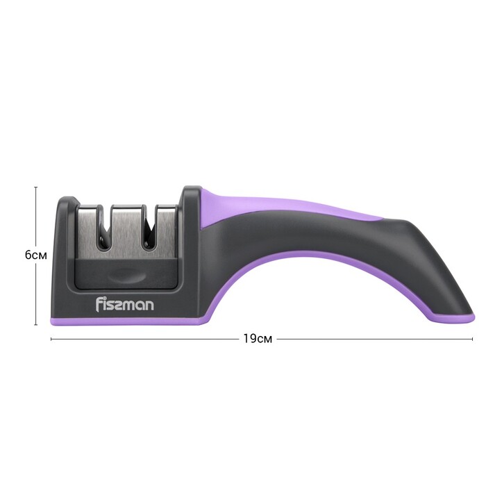 Точило для ножів Fissman 19x5x6 см двох крокова заточка (2960)