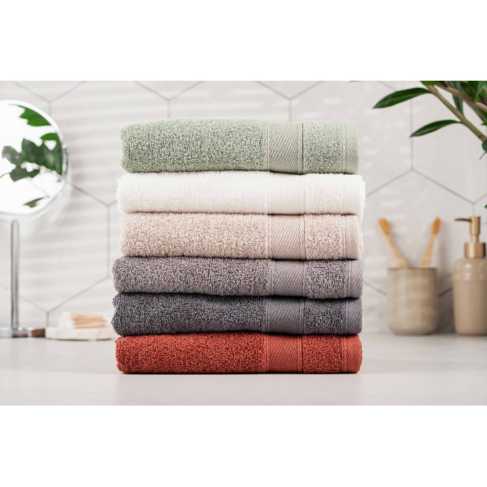 ARDESTO Рушник махровий SuperSoft, теракота, 50х90см, 100% бавовна