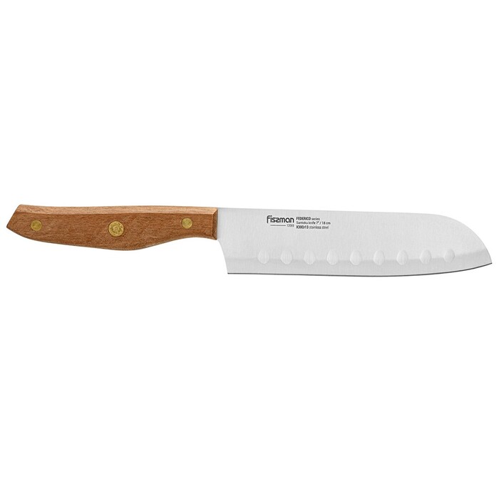 Ніж Fissman сантоку FEDERICO 18 см х30Cr13 сталь (12069)