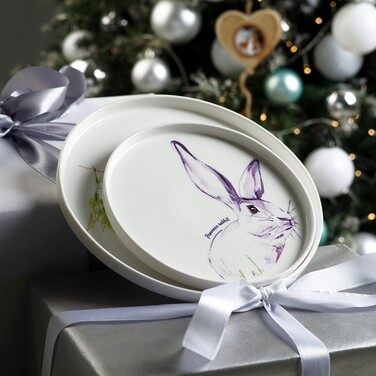 Тарілка Fissman PROVENCE RABBIT 20 см см порцеляна (13952)