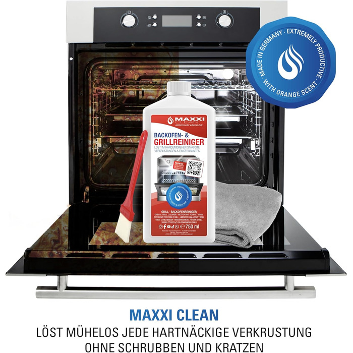 Средство для мытья духовок и грилей 750 мл Maxxi Clean