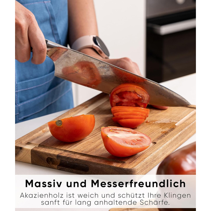 Набір обробних дощок з натурального акацієвого дерева 3 шт Deco haus