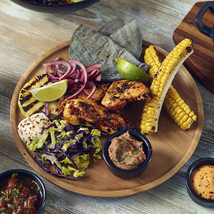 Тарелка деревянная 26 см, Acacia Wood, Genware