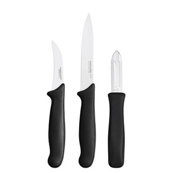 Набір ножів для чищення Fiskars Essential, 3 од.  (1065600)