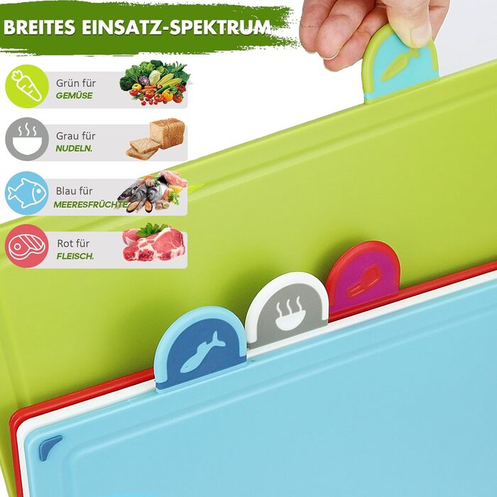 Набір обробних дощок 4 шт BOCHION