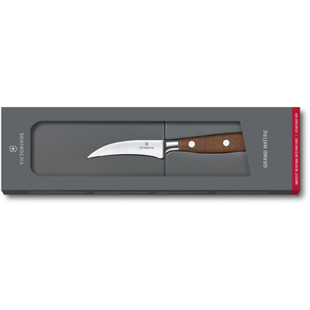 Кухонний ніж Victorinox Grand Maitre Wood Shaping лезо 8см вигн. з дерев. ручкою у подар.упак.