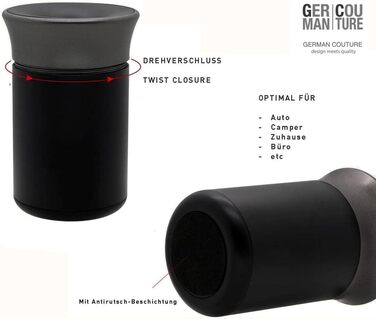 Попільничка для тютюнових стіків чорний-сірий GC