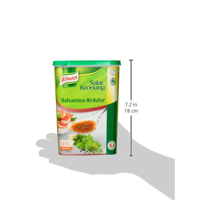 Заправка для салату Knorr Art (Легко готується, універсальна заправка для салату) 1 упаковка (1 x 1 кг) (Бальзамічний оцет, 1 кг (1 упаковка))