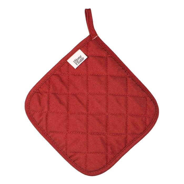 Прихватка Ardesto Christmas Happy Holidays 20х20см, 90% поліестер, 10% бавовна, червоний