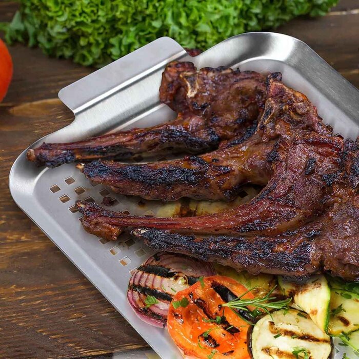 Перфорований вок-деко 33,1 x 2 x 18,7 см GRILLI 777637 Код: 013400