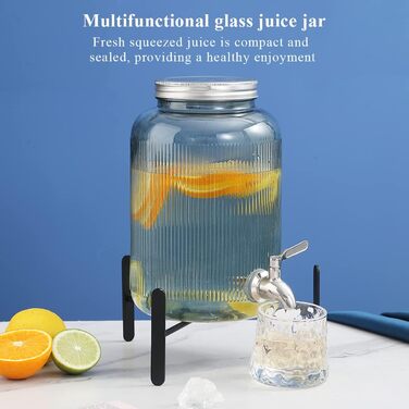 Стеклянный диспенсер для напитков 4 л Berglander