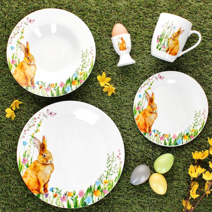 Пасхальный набор посуды из 30 предметов на 6 человек MamboCat