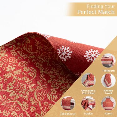 Бавовняні килимки для серветок, набір з 4 шт. , декоративні килимки для серветок, пасхальні килимки, що миються, для свят, вечерь, весни, літа (33 см x 48 см) (031 - Софія), 39Hermine 100